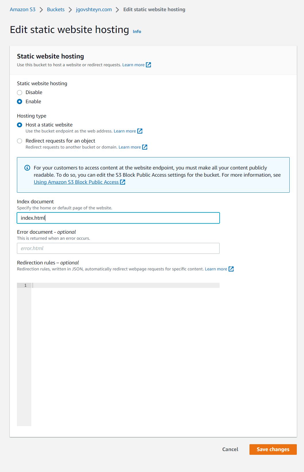 S3_save_edit_static_website_hosting